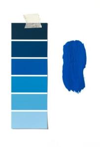 Zeven kleuren blauw